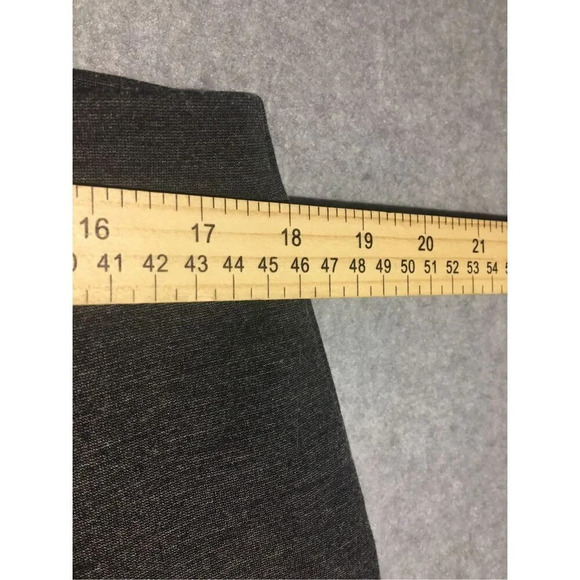 Womens Cato Trousers Leggings Dark Grey Wide Leg Business Casual Career Work - Picture 2 of 5